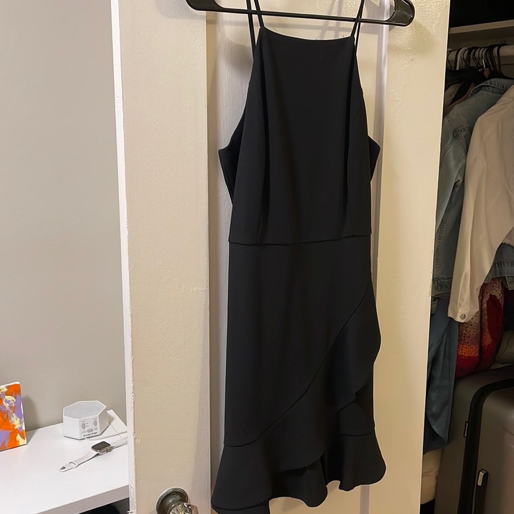 Lulus black wrap dress
